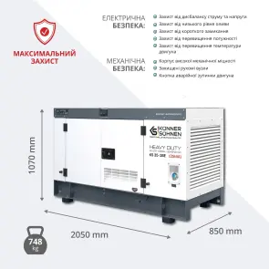 Дизельна трифазна електростанція KS 35-3BE №6