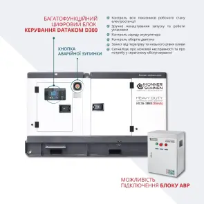 Дизельная трёхфазная электростанция KS 35-3BES №6