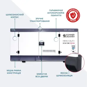 Дизельна трифазна електростанція KS 50-3BE №8