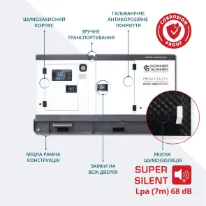 Дизельная трёхфазная электростанция KS 50-3BES №10