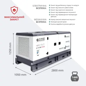 Дизельна трифазна електростанція KS 110-3BE №5
