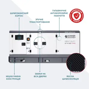 Дизельна трифазна електростанція KS 110-3BE №8