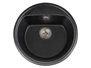 Кухонная мойка Miraggio Malibu (BLACK SHINE) №1