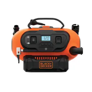 Компресор автомобільний акумуляторний BLACK+DECKER BDCINF18N №1