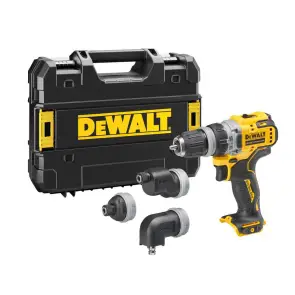 Дрель-шуруповерт аккумуляторная бесщеточная со сменными насадками DeWALT DCD703NT №1