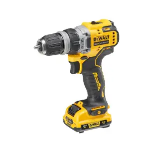 Дрель-шуруповерт аккумуляторная бесщеточная со сменными насадками DeWALT DCD703L2T №1