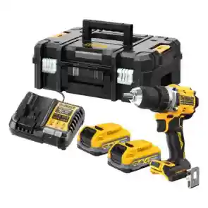 Дрель-шуруповерт аккумуляторная бесщеточная DeWALT DCD800S2T №1