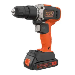 Дриль-шурупокрут ударний акумуляторний BLACK+DECKER BCD003C1 №1