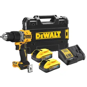 Дрель-шуруповерт аккумуляторная безщеточная ударная DeWALT DCD805H2T №1