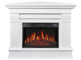 Электрокамин угловой ArtiFlame Albion Corner AF23S белый