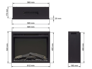 Електрокамін ArtiFlame AF24 Multicolor №6