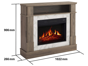 Электрокамин ArtiFlame For Living AF23S дуб серый №10