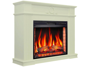 Електрокамін ArtiFlame Neoclassic AF28S білий дуб №2