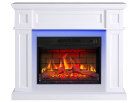 Електрокамін ArtiFlame Linz AF23BS білий з LED підсвічуванням
