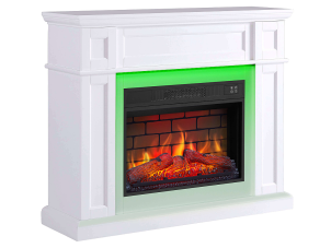 Електрокамін ArtiFlame Linz AF23BS білий з LED підсвічуванням №2