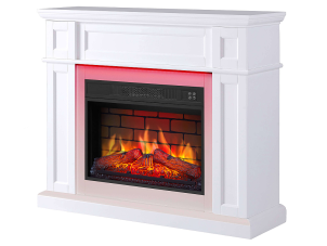 Електрокамін ArtiFlame Linz AF23BS білий з LED підсвічуванням №3