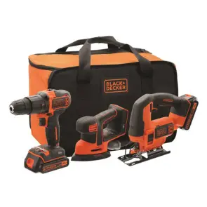 Набір з трьох інструментів BLACK+DECKER BCK31S1S №1