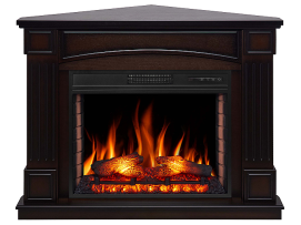 Електрокамін кутовий ArtiFlame Boston Corner AF28S махагон коричневий антик в магазині TVOE