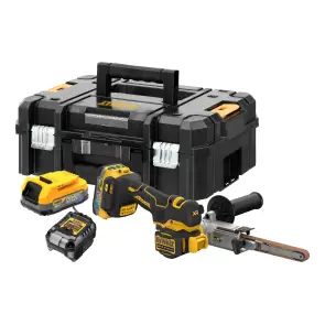Напильник ленточный аккумуляторный бесщеточный DeWALT DCM200E2T №1