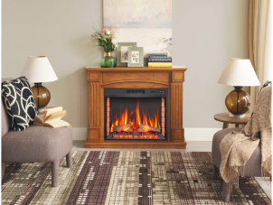 Електрокамін ArtiFlame Boston AF28S дуб №8