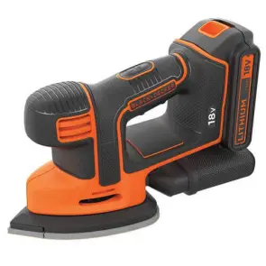 Шліфмашина вібраційна акумуляторна BLACK+DECKER BDCDS18 №1