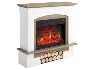 Електрокамін ArtiFlame Woodley AF23BS білий / дуб сірий №2