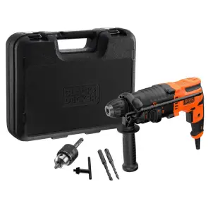 Перфоратор мережевий SDS-Plus BLACK+DECKER BEHS01K №1