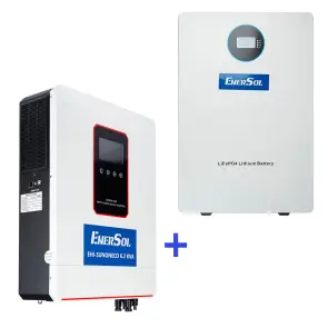Інвертор гібридний EnerSol EHI-SUNONECO6.2KW+EB-SK-51.2V200Ah №1