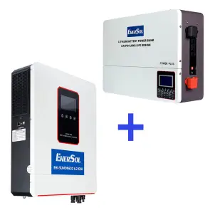Інвертор гібридний EnerSol EHI-SUNONECO6.2KW+EB-SK-51.2V100Ah №1