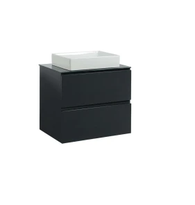 Тумба SANWEST GROUP VELMA 70 графіт +стільниця графіт+чаша Грейс №1