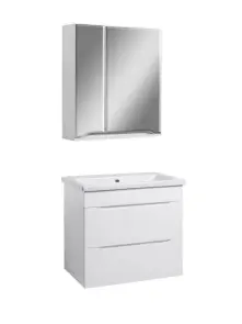 Комплект Мальта 70 см підвісний ( ЗШ 70 + Тумба Т-8 з умивальником Космополіт 70 Д) №5