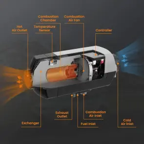 Автономний дизельний обігрівач MaXpeedingRods MXR-1FA (2 кВт) №12