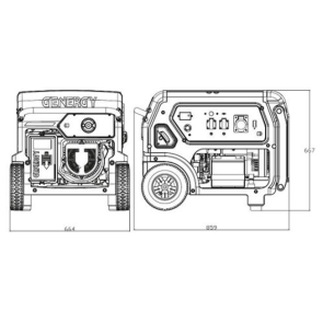 Генератор бензиновий GENERGY FORMIGAL S 7/6,5 кВт(240023090) №7