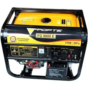 Генератор бензиновый Forte FG9000E 7,5 кВт 220В №2