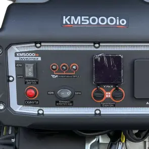 Генератор бензиновый инверторный KEMAGE KM5000io-3 с дисплеем и дополнительным подключением генерат №3