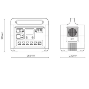 Зарядна станція GENERGY ZERO GZE-1210 1228 Вт/год(240000192) №9