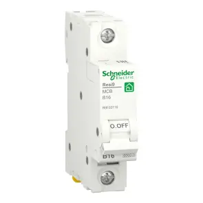 Автоматический выключатель 6kA 1P 16A В, Resi9 Schneider Electric R9F02116 комплект 5 шт №2