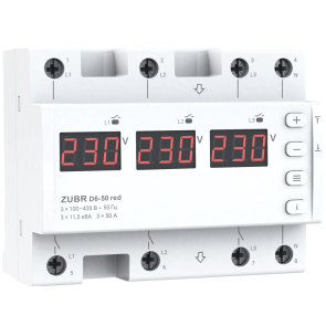 Реле напряжения ZUBR D6-50 red №1