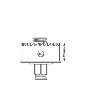 Коронка биметаллическая Bosch HSS Sheet Metal (25 мм) (2608584784) №2
