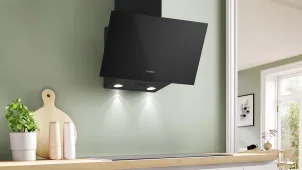 Вытяжка Bosch наклонная, 60см, 360м.куб/час, черный №6