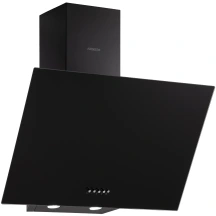 Витяжка ARDESTO похила, 60см, 900м3ч, скло, 2х1Вт LED, кнопкове, чорний
