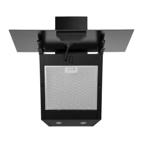 Витяжка ARDESTO похила, 60см, 900м3ч, скло, 2х1Вт LED, кнопкове, чорний №4
