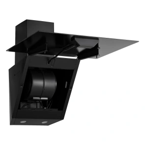 Витяжка ARDESTO похила, 60см, 900м3ч, скло, 2х1Вт LED, кнопкове, чорний №6
