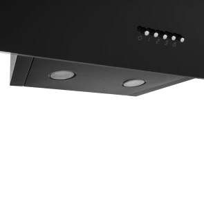 Витяжка ARDESTO похила, 60см, 900м3ч, скло, 2х1Вт LED, кнопкове, чорний №8