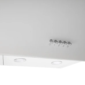 Витяжка ARDESTO похила, 60см, 900м3ч, скло, 2х1Вт LED, кнопкове, білий №7