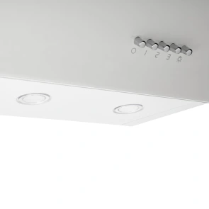 Витяжка ARDESTO похила, 60см, 900м3ч, скло, 2х1Вт LED, кнопкове, білий №8