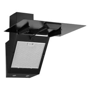Витяжка ARDESTO похила, 60см, 900м3ч, скло, 2х1Вт LED, кнопкове, чорний №16