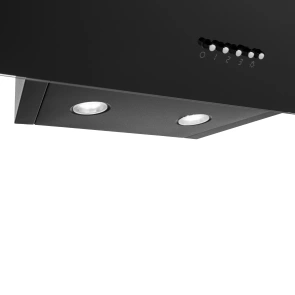 Витяжка ARDESTO похила, 60см, 900м3ч, скло, 2х1Вт LED, кнопкове, чорний №20