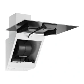 Витяжка ARDESTO похила, 60см, 900м3ч, скло, 2х1Вт LED, кнопкове, білий №17