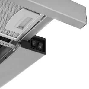 Витяжка ARDESTO телескопічна, 60см, 450м3ч, метал, 2х1Вт LED, кнопкове, нерж №18